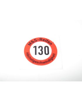Mercedes 130 mph Tyre Warning Label Decal Sticker A1295841238 New Genuine